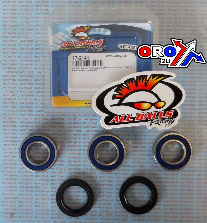 WHEEL BEARING KIT REAR 1991 KTM LC4 500/600, ALLBALLS 25-1101 DIRT thumbnail 2