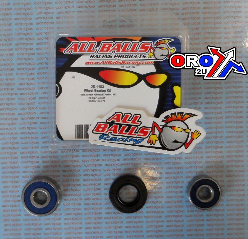 WHEEL BEARING KIT FRONT 74-84 KAW KE/KX 125, ALLBALLS 25-1183 ROAD/DIRT thumbnail 2