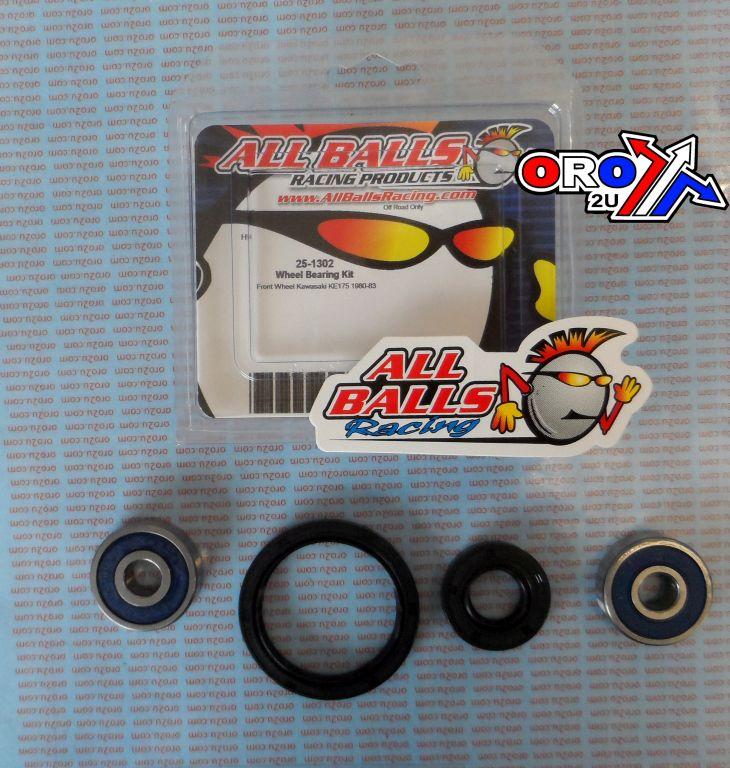 WHEEL BEARING KIT FRONT 80-83 KAW KE175, ALLBALLS 25-1302 ROAD thumbnail 2
