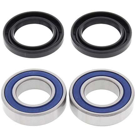 WHEEL BEARING KIT FRONT 00-22 HON CB/CBR/YAM FZ/MT/YZF-R, ALLBALLS 25-1378 ROAD image 1