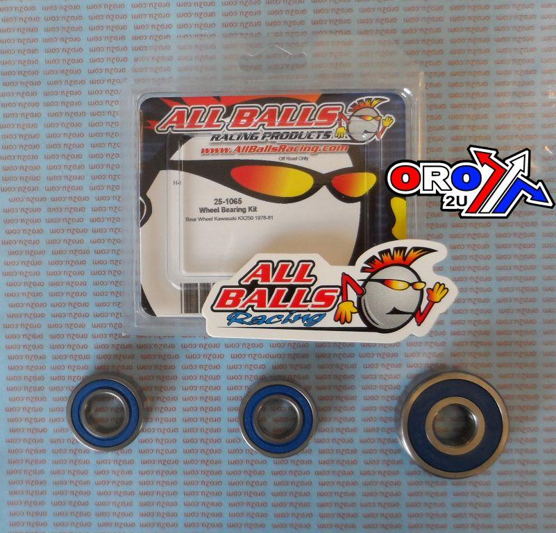 WHEEL BEARING KIT REAR 78-81 KAW KX250, ALLBALLS 25-1065 DIRT thumbnail 2