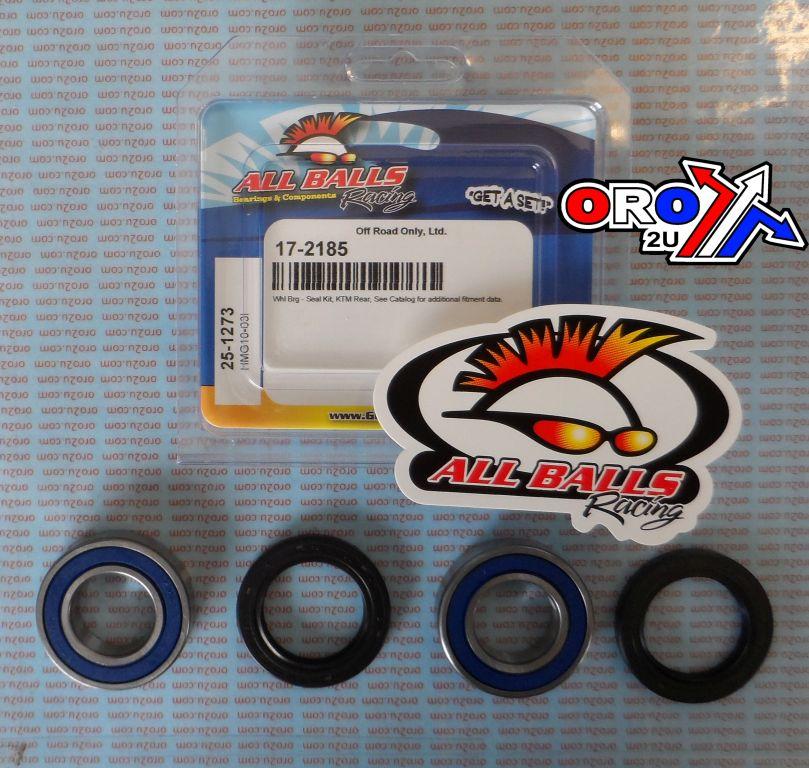 WHEEL BEARING KIT FRONT & REAR BMW/KAW/SUZ/GAS/HUS/KTM/HUSKY, ALLBALLS 25-1273 DIRT/ROAD thumbnail 3