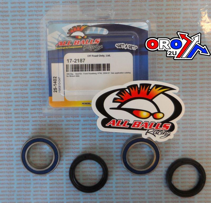 WHEEL BEARING KIT FRONT 01-22 BETA,GAS,HUSA,KTM,HUSKY, ALLBALLS 25-1402 DIRT thumbnail 2
