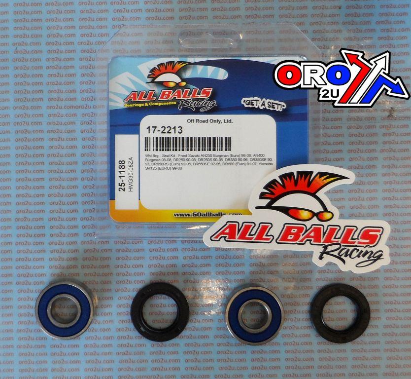 WHEEL BEARING KIT FRONT 90-21 KTM/SUZ/YAM, ALLBALLS 25-1188 DIRT/ROAD thumbnail 2