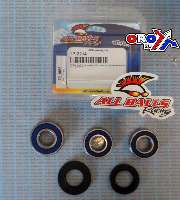 WHEEL BEARING KIT REAR 90-07 SUZ DR350/DRZ250, ALLBALLS 25-1066 DIRT thumbnail 2