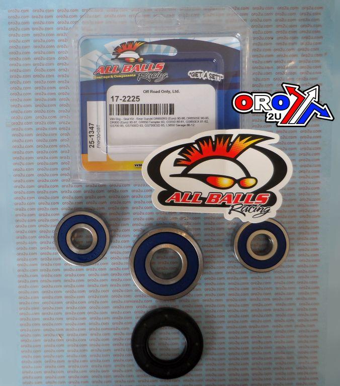 WHEEL BEARING KIT REAR 79-19 SUZ DR/GR/GS/LS, ALLBALLS 25-1347 DIRT/ROAD thumbnail 2