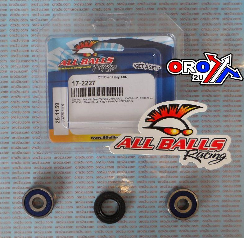 S/SEED USE PART NUMBER 17-2229   WHEEL BEARING KIT FRONT 79-22 YAM CY/PW/QT/SH/XC/YJ 50, ALLBALLS 25-1159 DIRT/ROAD thumbnail 2