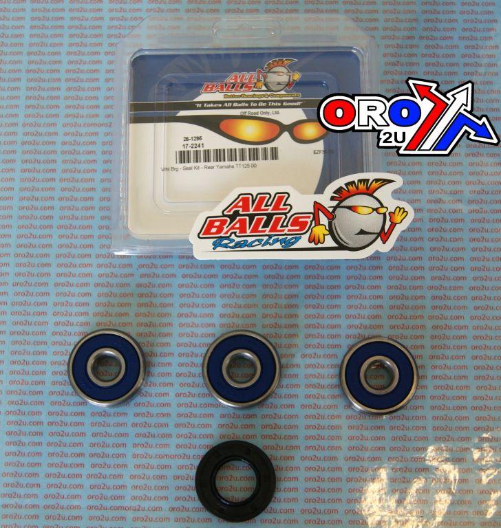 WHEEL BEARING KIT REAR 2000 YAM TT125, ALLBALLS 25-1295 DIRT thumbnail 2
