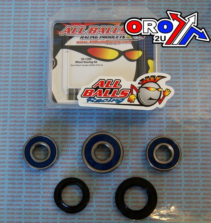 WHEEL BEARING KIT REAR 78-79 YAM SR500, ALLBALLS 25-1209 ROAD thumbnail 2