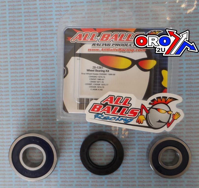 WHEEL BEARING KIT REAR 65-78 HON CB/CL 450-550, ALLBALLS 25-1361 ROAD thumbnail 2