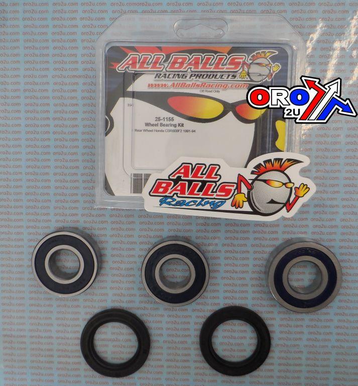 WHEEL BEARING KIT REAR 91-94 HON CBR600F2, ALLBALLS 25-1155 ROAD thumbnail 2