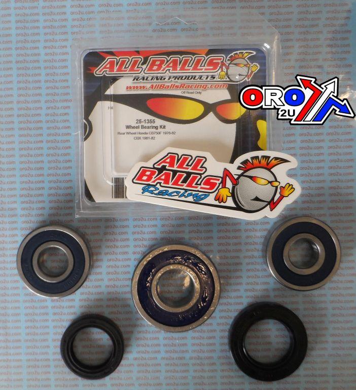 WHEEL BEARING KIT REAR 75-82 HON CB750/900/CBX1100, ALLBALLS 25-1355 ROAD thumbnail 2