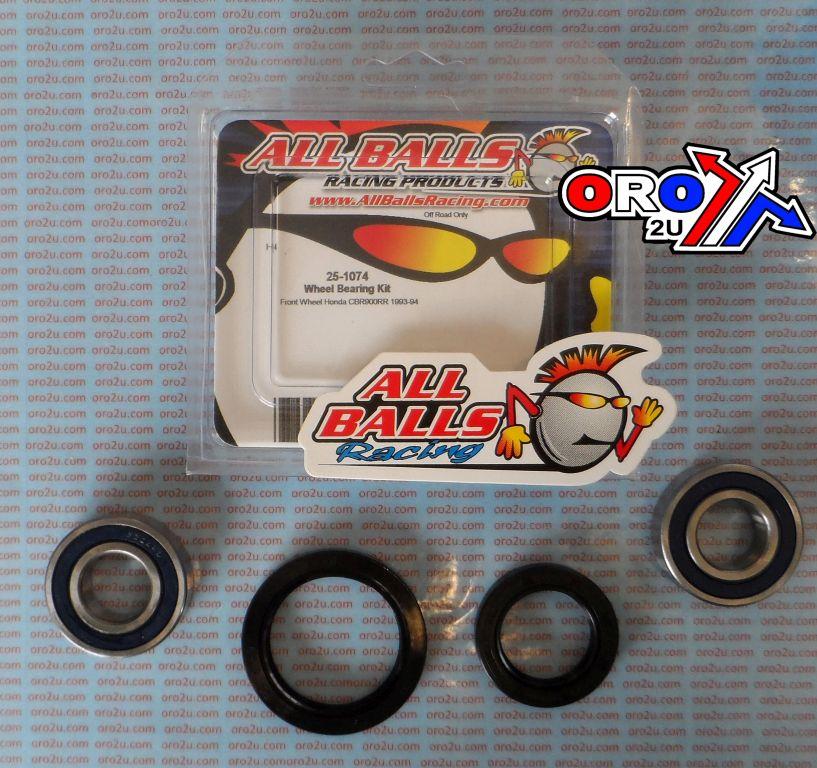 WHEEL BEARING KIT FRONT 93-94 HON CBR900RR, ALLBALLS 25-1074 ROAD image 1