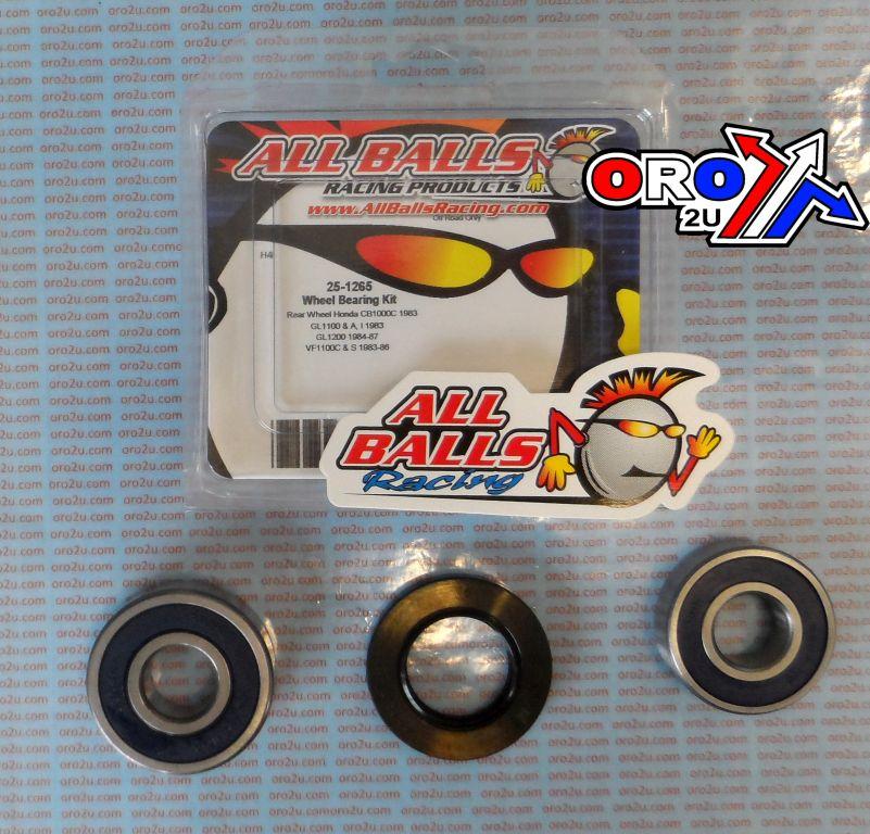 WHEEL BEARING KIT REAR 83-87 HON CB/GL/VF 1000-1200, ALLBALLS 25-1265 ROAD thumbnail 2