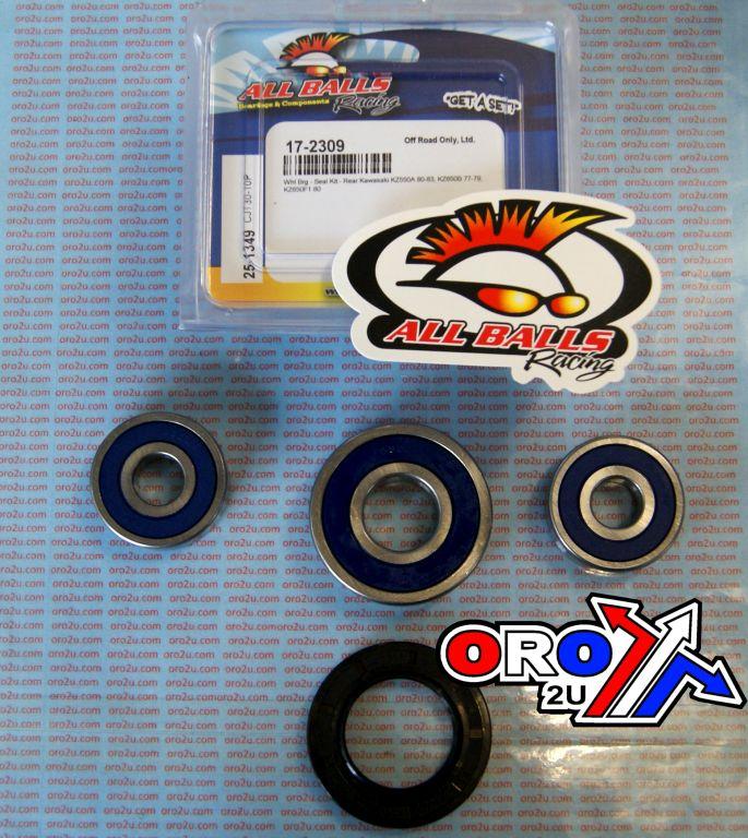 WHEEL BEARING KIT REAR 77-83 KAW KZ550/650, ALLBALLS 25-1349 ROAD thumbnail 2