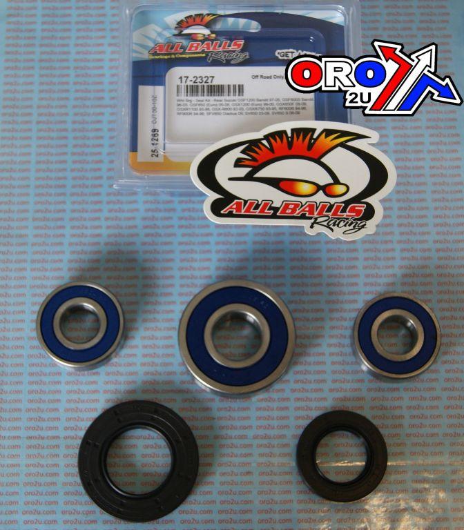 WHEEL BEARING KIT REAR 93-20 SUZ GSF/GSX/GSXR/RF/SFV/SV, ALLBALLS 25-1269 ROAD thumbnail 2