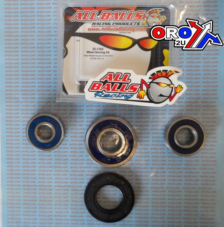 WHEEL BEARING KIT REAR 72-77 SUZ GT750 LEMANS, ALLBALLS 25-1260 ROAD thumbnail 2