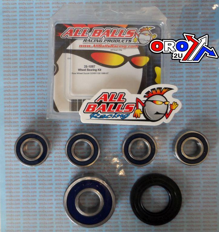 WHEEL BEARING KIT REAR 86-87 SUZ GSXR1100, ALLBALLS 25-1097 ROAD thumbnail 2