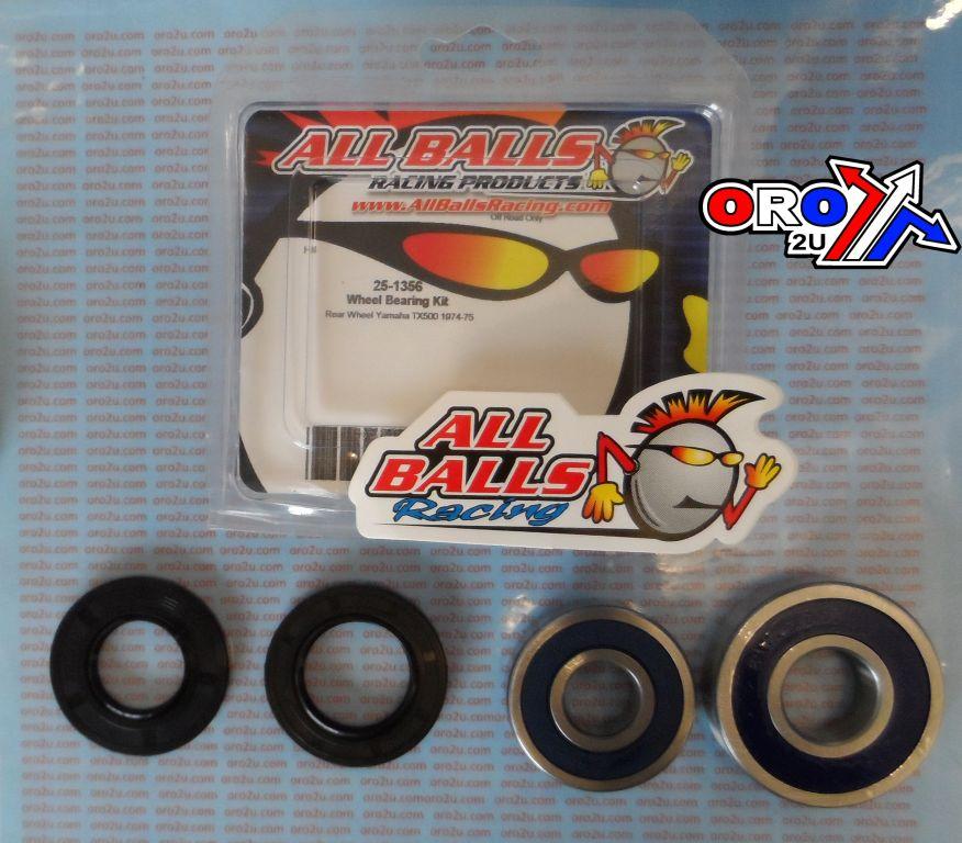 WHEEL BEARING KIT REAR 73-75 YAM TX500, ALLBALLS 25-1356 ROAD thumbnail 2