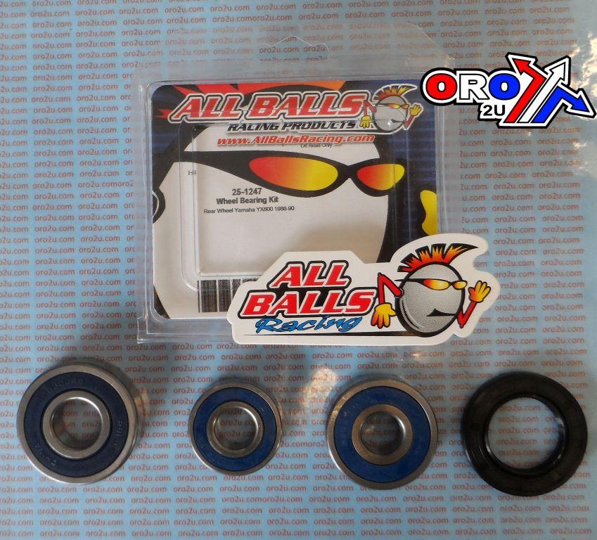 WHEEL BEARING KIT REAR 86-90 YAM YX600 RADIAN, ALLBALLS 25-1247 ROAD thumbnail 2