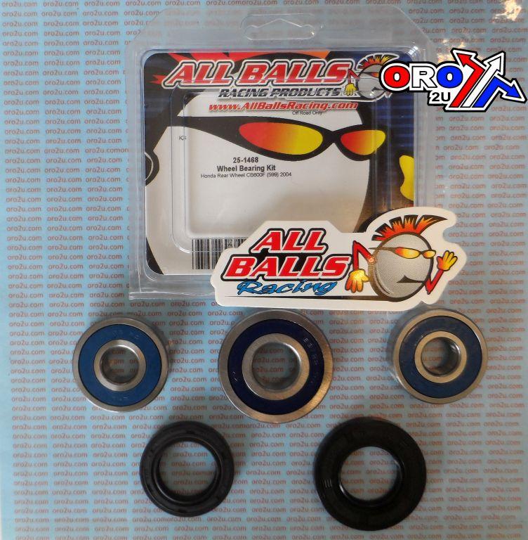 WHEEL BEARING KIT REAR 98-06 HON CB600F HORNET, ALLBALLS 25-1468 ROAD thumbnail 2