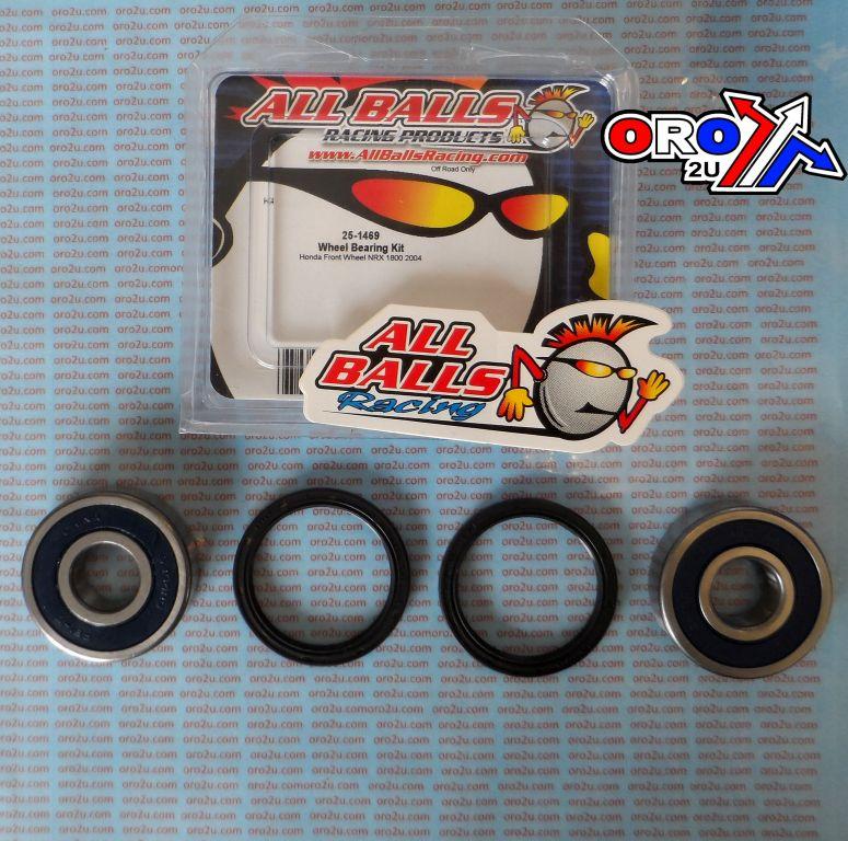 WHEEL BEARING KIT FRONT 04-05 HON NRX1800 DUNE, ALLBALLS 25-1469 ROAD thumbnail 2