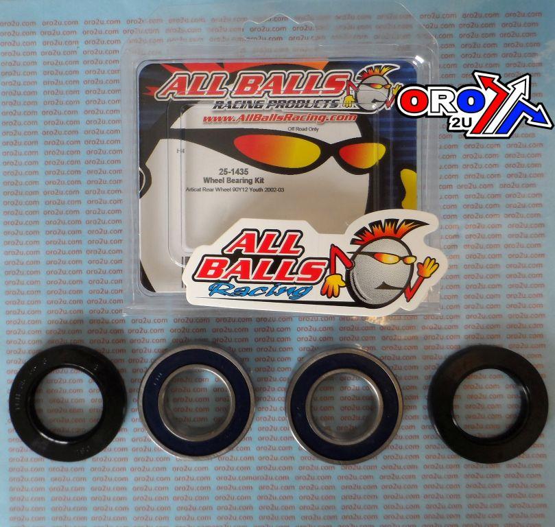 WHEEL BEARING KIT REAR 01-22 ADLEY/A-CAT/CAN/KAW/KYM/POL, ALLBALLS 25-1396 ATV thumbnail 2