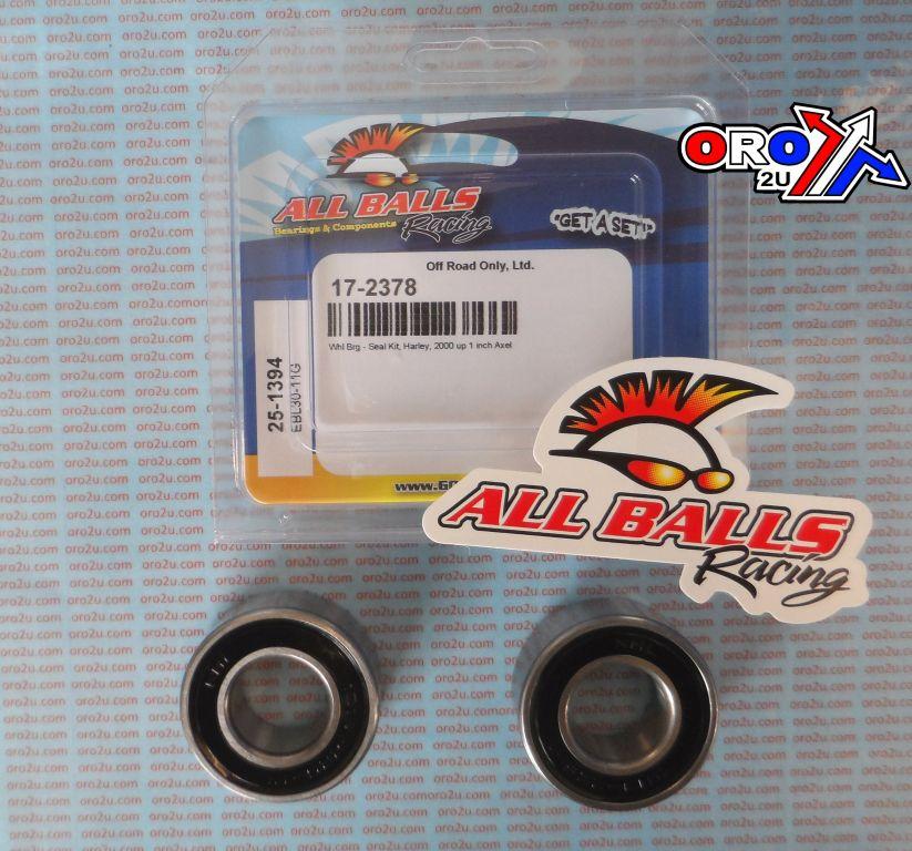 WHEEL BEARING KIT FRONT & REAR 00-07 HARLEY, ALLBALLS 25-1394 ROAD thumbnail 2