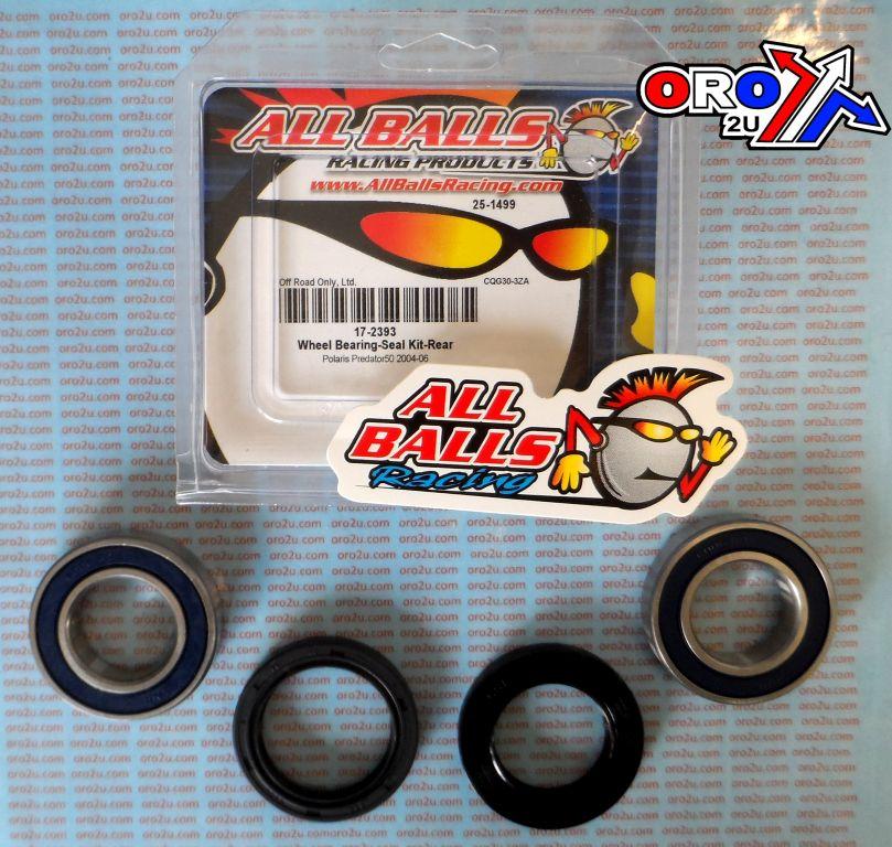 WHEEL BEARING KIT FRONT & REAR 04-19 CF-MOTO/POLARIS, ALLBALLS 25-1499 ATV thumbnail 2