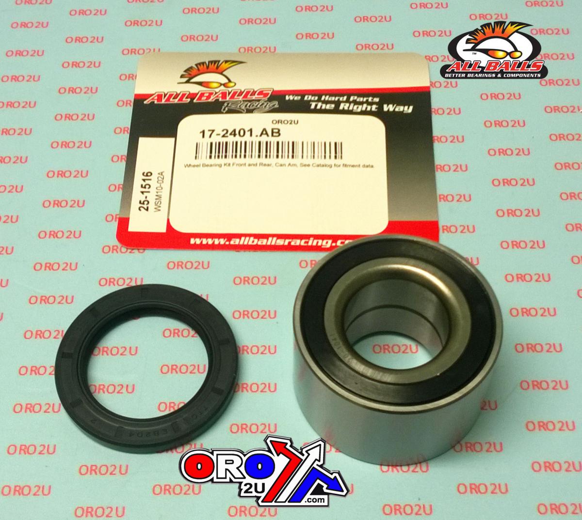 WHEEL BEARING KIT FRONT, REAR & MIDDLE 06-22 CAN-AM/KAW MULE, ALLBALLS 25-1516 ATV thumbnail 3