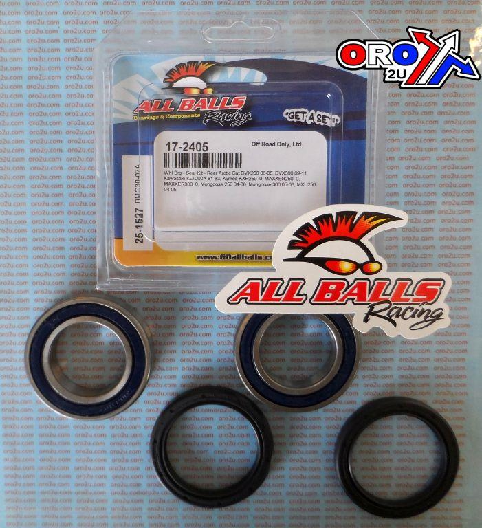WHEEL BEARING KIT REAR 81-15 ARCTIC-CAT/KAW/KYMCO, ALLBALLS 25-1527 ATV thumbnail 2