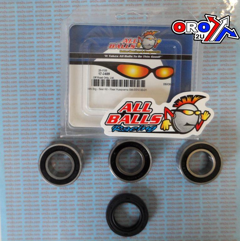 WHEEL BEARING KIT REAR 99-03 HUSKY SM/TE 610, ALLBALLS 25-1535 DIRT thumbnail 2