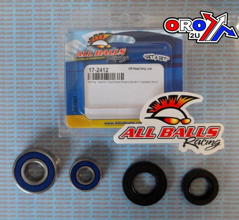 WHEEL BEARING KIT FRONT 06-22 POLARIS PHOENIX/SAWTOOTH, ALLBALLS 25-1541 ATV thumbnail 3