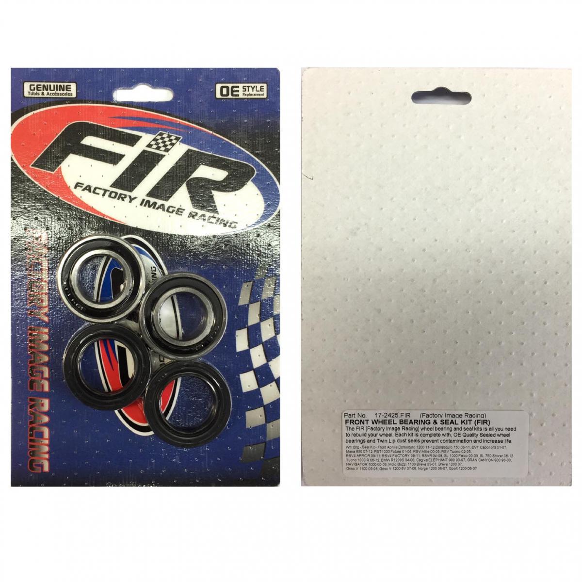 WHEEL BEARING KIT Aprilia BMW, Moto Guzzi, FACTROY IMAGE RACING thumbnail 3