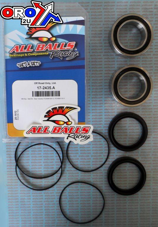 WHEEL BEARING KIT REAR 09-22 YAMAHA YFM450R/X, ALLBALLS 25-1612 ATV thumbnail 2