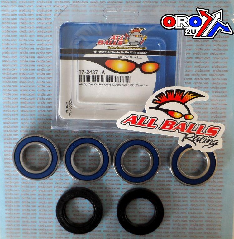 WHEEL BEARING KIT REAR 00-06 KYM MXU/CAG RAPTOR 600/1000, ALLBALLS 25-1592 ATV/ROAD thumbnail 2