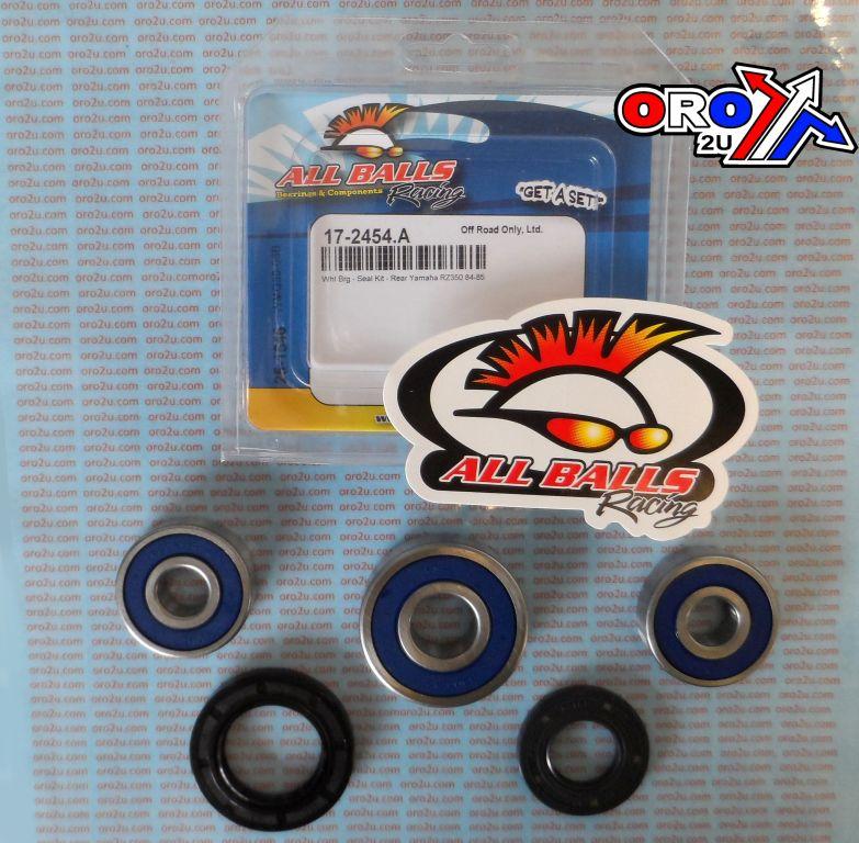 WHEEL BEARING KIT REAR 84-85 YAMAHA RZ350, ALLBALLS 25-1546 ROAD thumbnail 2