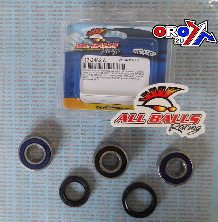 WHEEL BEARING KIT REAR 90-96 HUSKY CR/TC/TE/WRE/WXC/WXE/WMX, ALLBALLS 25-1622 DIRT thumbnail 2