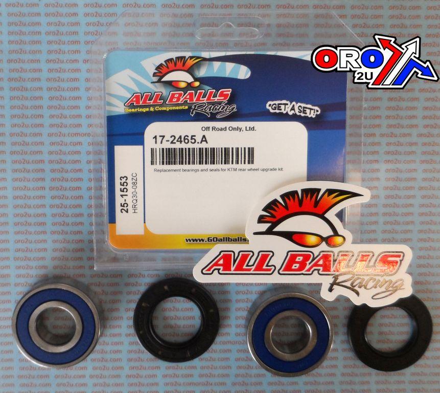 WHEEL BEARING KIT REAR 93-22 GAS/HUSA/KTM/YAM, ALLBALLS 25-1553 DIRT thumbnail 2