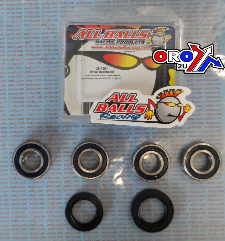 WHEEL/SWINGARM BEARING KIT FRONT & REAR 92-09 BUELL/GUZZI, ALLBALLS 25-1626 ROAD thumbnail 2