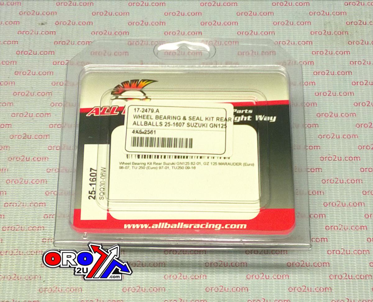 WHEEL BEARING KIT REAR 82-19 SUZ GN/GZ 125/TU250, ALLBALLS 25-1607 ROAD thumbnail 3