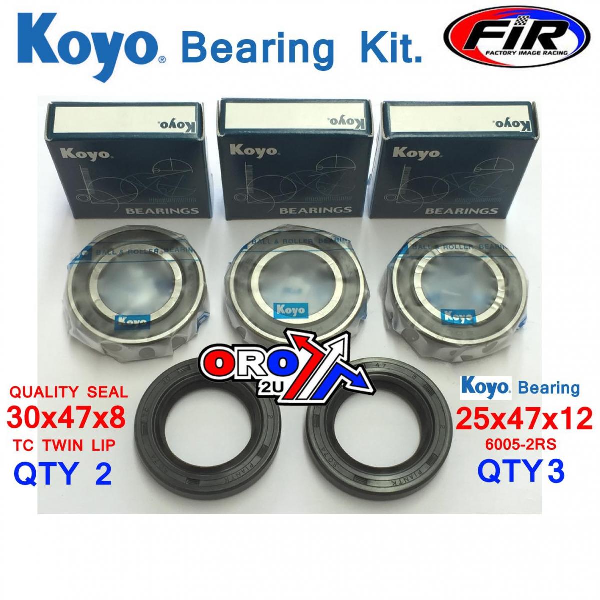 WHEEL BEARING & SEAL KIT KOYO, KOYO / HONDA / TALON HUBS thumbnail 3