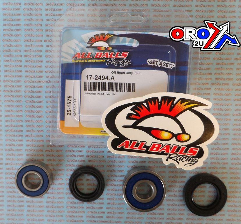 WHEEL BEARING KIT REAR 00-07 KAW KX65 TALON WHEEL, ALLBALLS 25-1575 DIRT thumbnail 2
