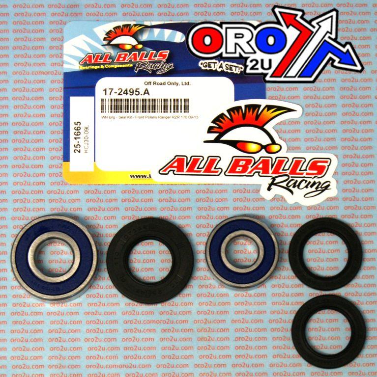 WHEEL BEARING KIT FRONT 09-21 POLARIS RZR 170, ALLBALLS 25-1665 ATV thumbnail 2