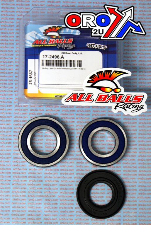 WHEEL BEARING KIT REAR 09-21 POLARIS RZR170, ALLBALLS 25-1667 ATV thumbnail 2