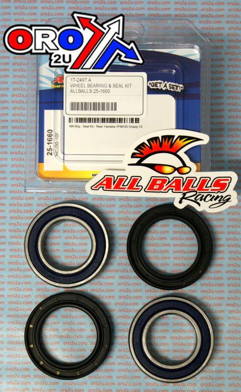 WHEEL BEARING KIT REAR 2013 YAM YFM125 GRIZZLY, ALLBALLS 25-1660 ATV thumbnail 2