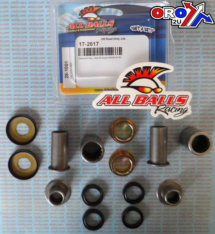 SWINGARM BEARING KIT ALLBALLS, ALLBALLS 28-1001 SUZUKI RM250 87-88 thumbnail 2