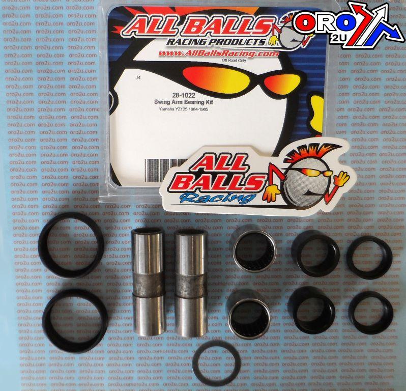 SWINGARM BEARING KIT ALLBALLS, ALLBALLS 28-1022 YAMAHA YZ125 83-85 thumbnail 2