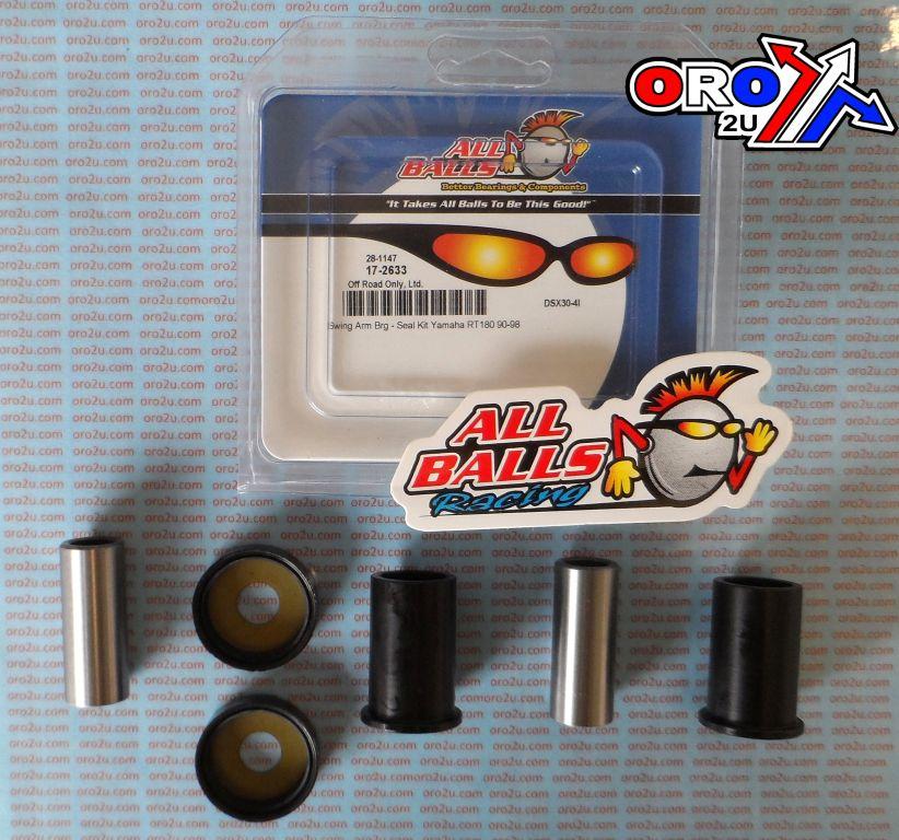 SWINGARM BEARING KIT ALLBALLS, ALLBALLS 28-1147 YAMAHA RT180 90-98 thumbnail 2