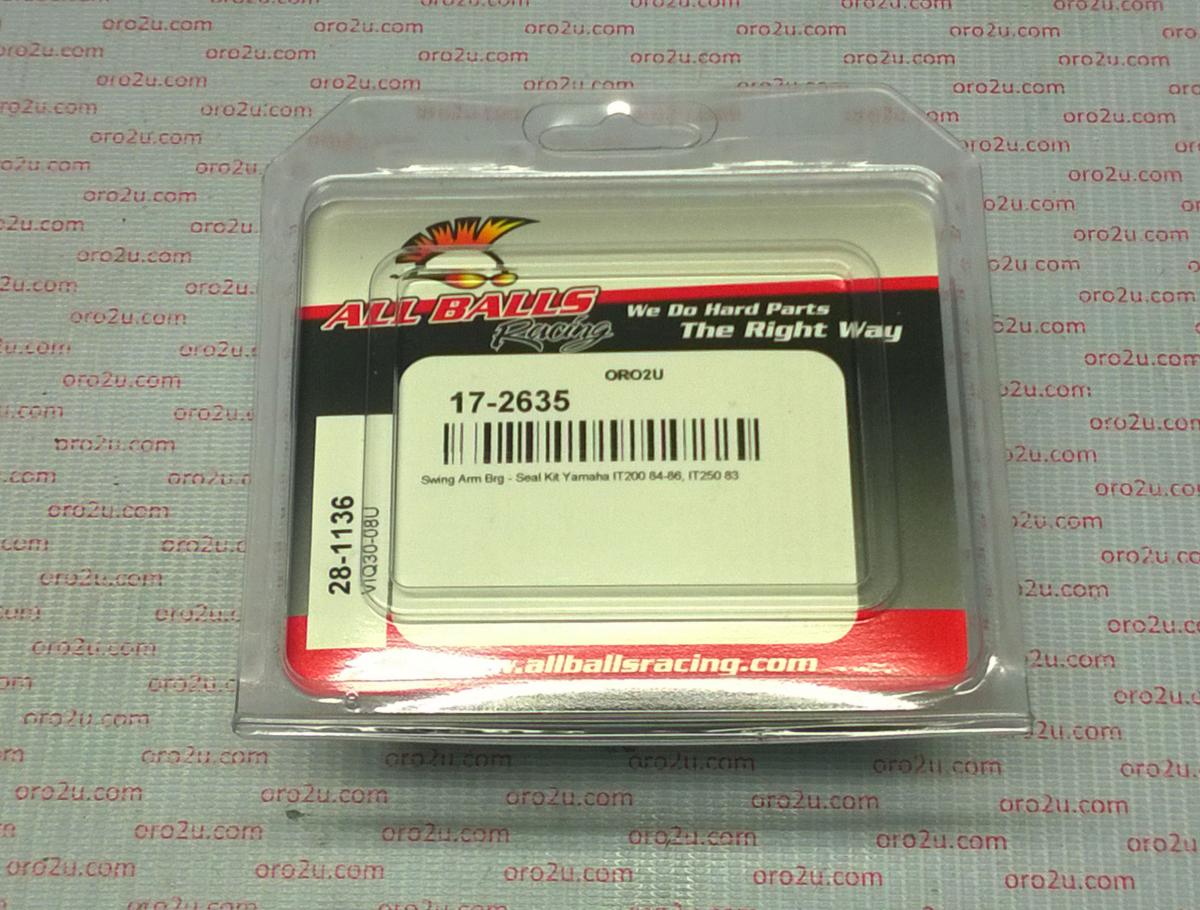 SWINGARM BEARING KIT ALLBALLS, ALLBALLS 28-1136 YAMAHA IT200/250 thumbnail 3